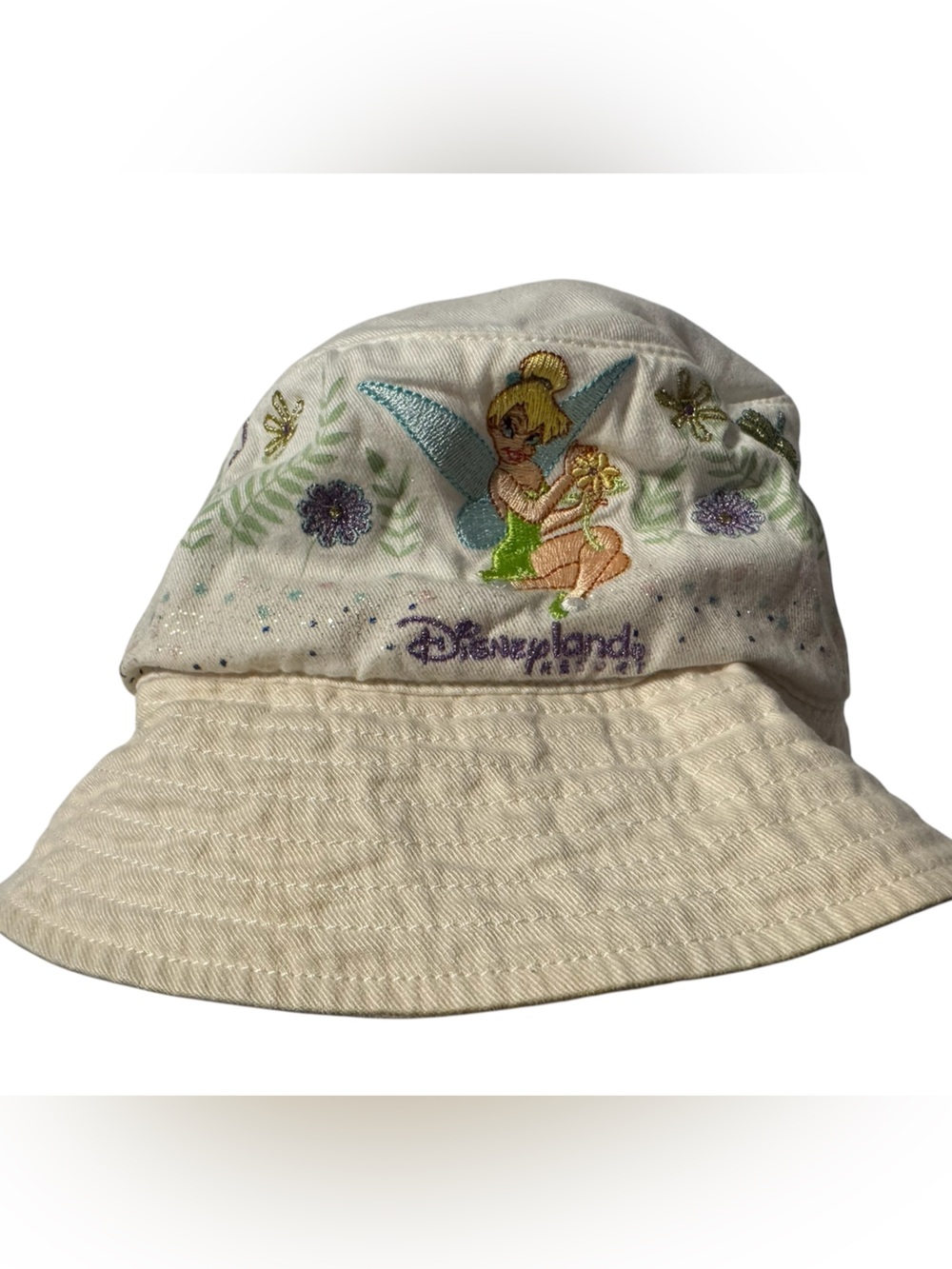 Vintage Disneyland Tinkerbell Bucket Hat for Girls